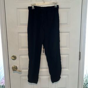 Black cargo pants